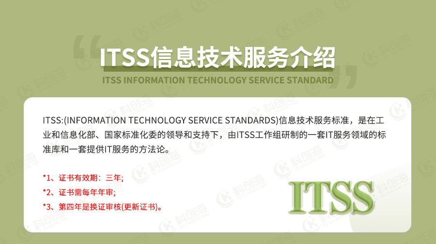 ITSS信息技术服务标准介绍